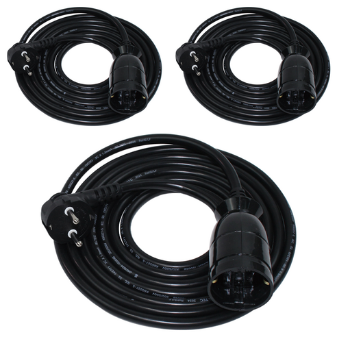 원스탑 고용량 전기 연장선 멀티탭 1구, 1.5m, 블랙, 3개