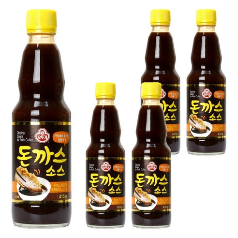 오뚜기 돈까스 소스, 415g, 5개