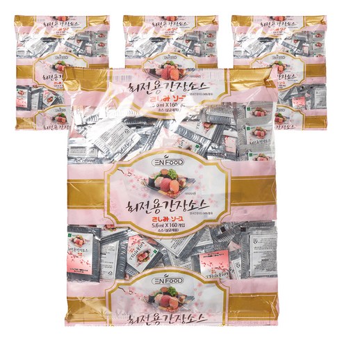 이엔푸드 회전용 간장소스, 896ml, 4개