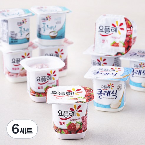 요플레 요거트, 85g, 10개입, 6세트