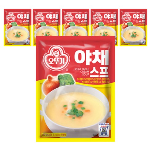 오뚜기 야채스프, 80g, 6개