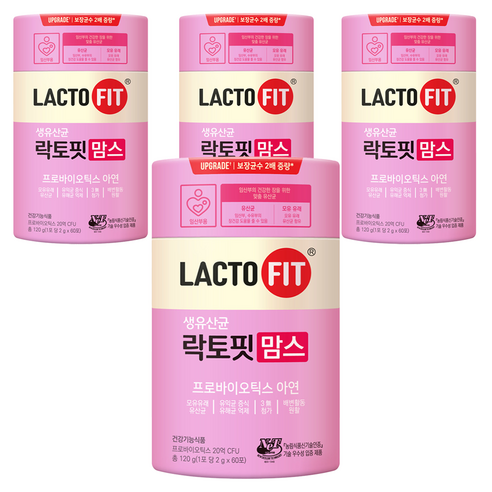 락토핏 맘스 생유산균, 120g, 4개