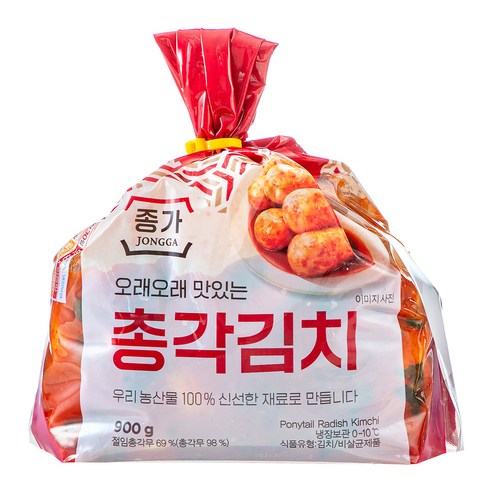 종가 총각김치, 900g, 1봉