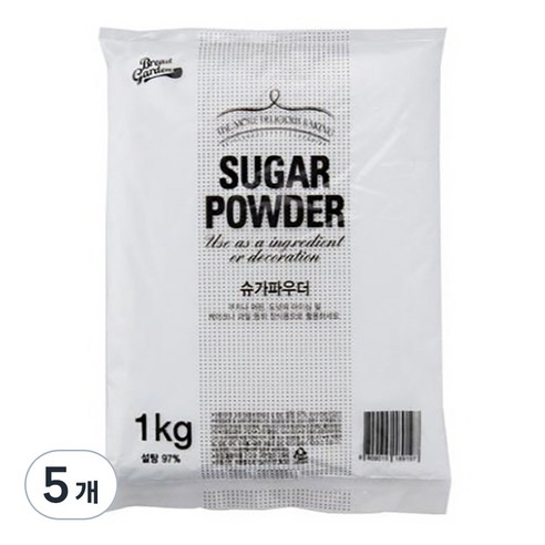 브레드가든 슈가파우더, 1kg, 5개