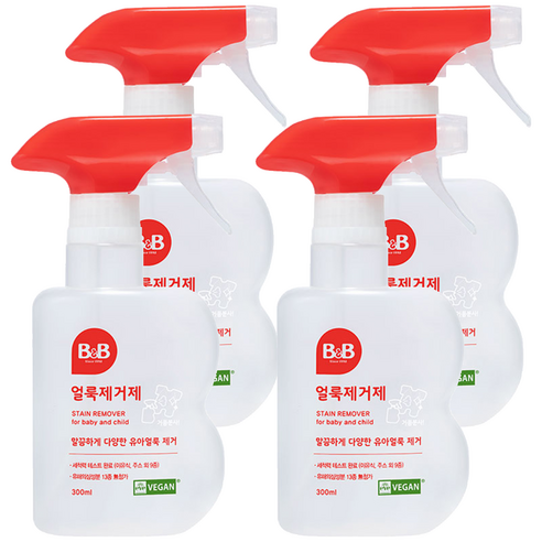 비앤비 유아용 저자극 얼룩제거제, 300ml, 5개