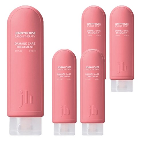 제니하우스코스메틱 살롱테라피 데미지케어 트리트먼트, 240ml, 5개