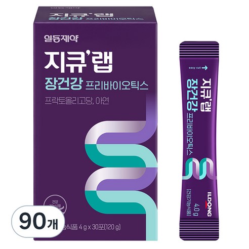 지큐랩 장건강 프리바이오틱스, 4g, 90개