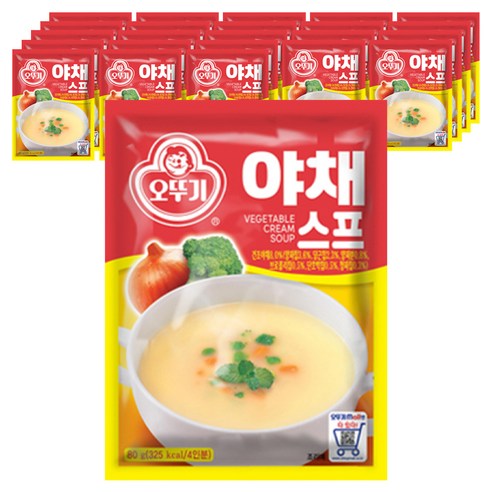 오뚜기 야채스프, 80g, 24개
