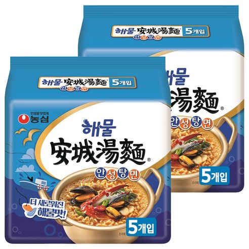 농심 해물 안성탕면 112g, 10개
