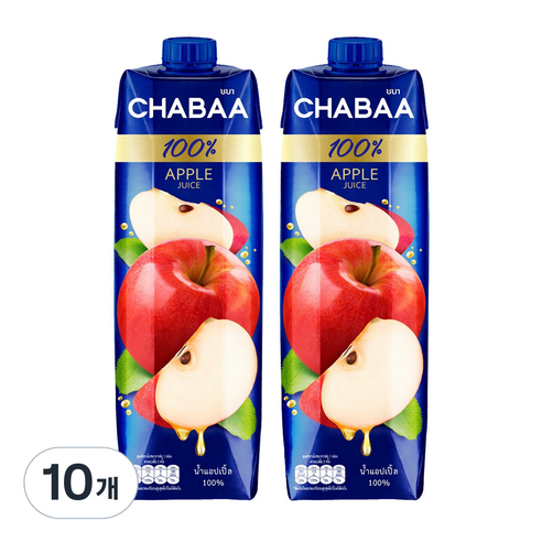 차바 사과주스, 10개, 1L