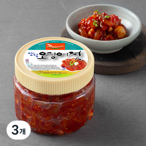 강경신안상회 오징어젓 중국산 (냉장), 500g, 3개