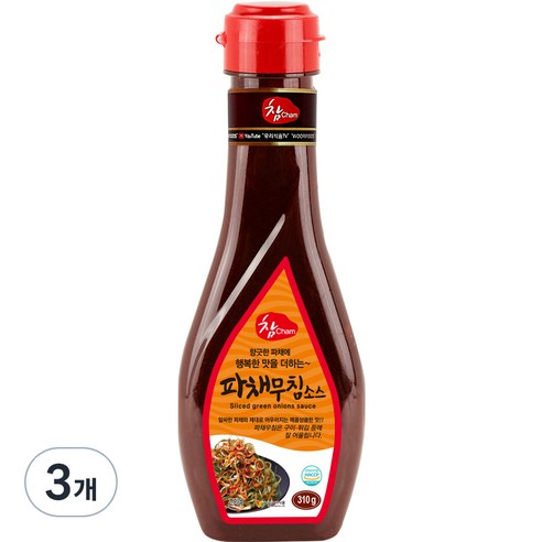 우리식품 파채무침 소스, 310g, 3개