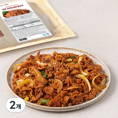 셰프초이스 한돈 고추장 제육 불고기 (냉장), 1kg, 2개