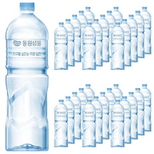 동원 샘물 무라벨, 2L, 48개