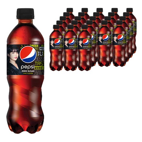 롯데칠성음료 펩시 제로 슈거 라임향, 24개, 500ml
