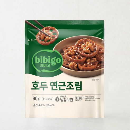 비비고 호두연근조림, 90g, 5개