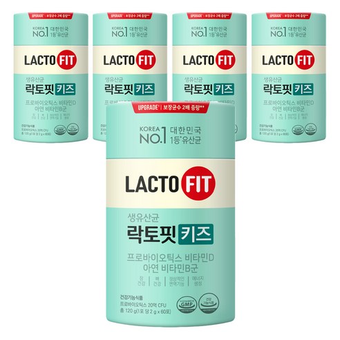 락토핏 생유산균 키즈, 120g, 5개