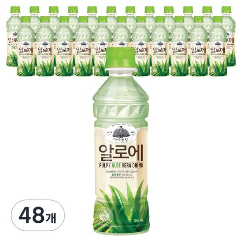 가야농장 알로에주스, 340ml, 144개