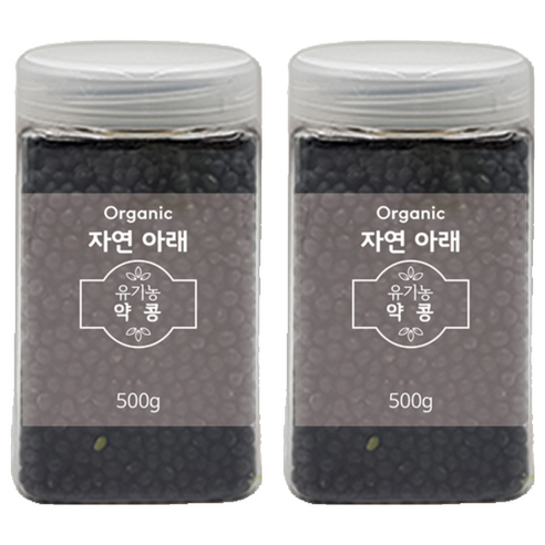 자연아래 유기농 약콩, 500g, 2개