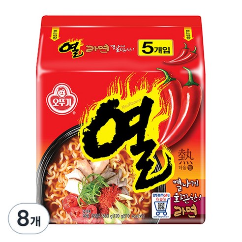 오뚜기 열라면 120g, 40개