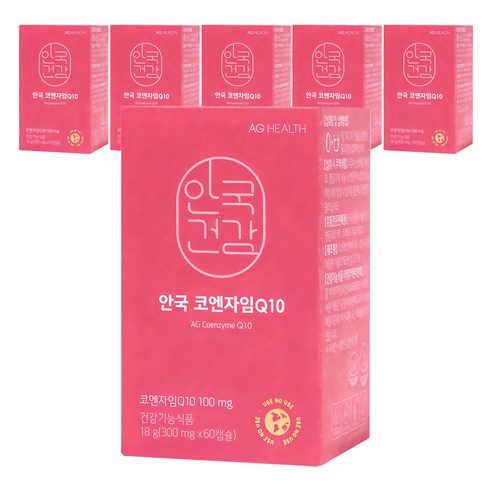 안국건강 코엔자임Q10, 60정, 6개