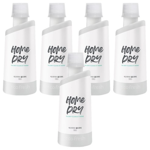 에코후레쉬 홈드라이 세제, 500ml, 5개