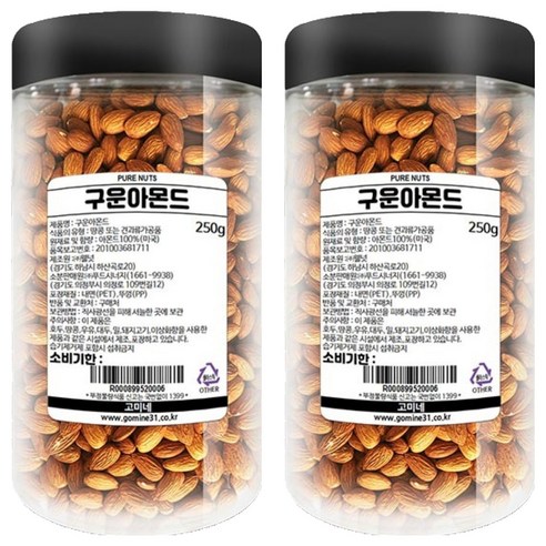 고미네 구운아몬드, 250g, 2개