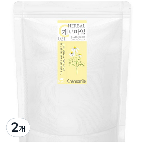 티에 캐모마일 잎차, 120g, 1개, 2개