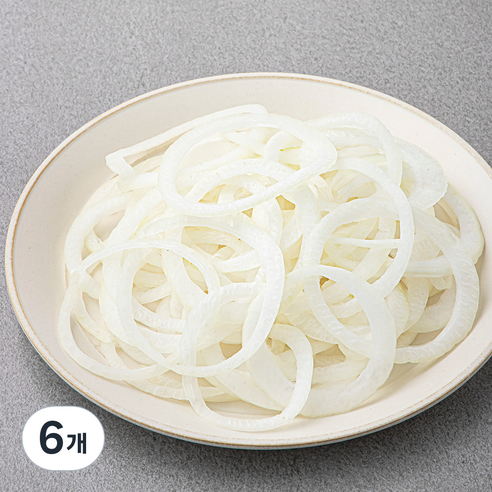 무안 양파 슬라이스, 250g, 6개