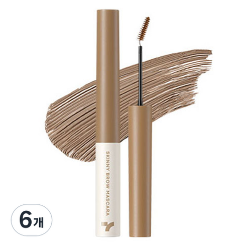 토니모리 아이톤 스키니 브로우 마스카라 3.5g, 03 애쉬 베이지, 6개