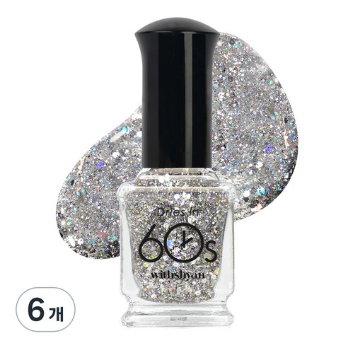 위드샨 60초 매니큐어 9ml, M98 크러쉬팝, 6개