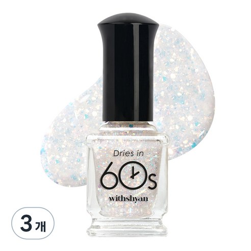 위드샨 60초 매니큐어 9ml, M96 유니콘드림, 3개