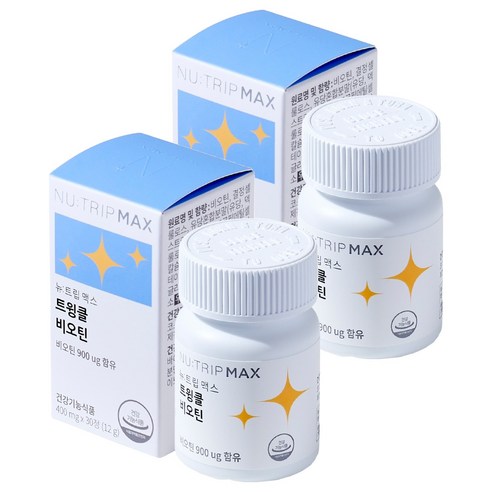 뉴트립 트윙클 비오틴 400 mg, 30정, 2개