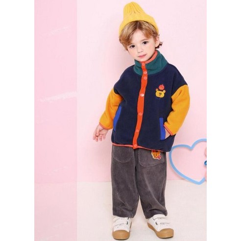 孩子 時尚 男孩 女孩 通用 服裝 外 填充 跳線 男孩