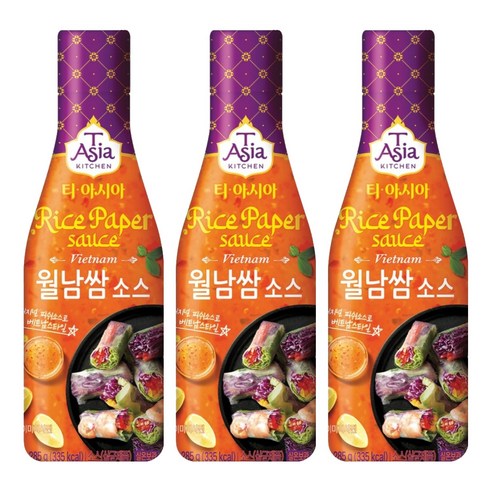티아시아키친 월남쌈 소스, 3개, 285g