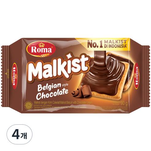 마요라 말키스트 초코 크래커 9g x 10p, 4개, 90g