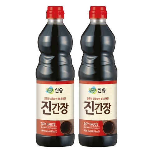 신송 진간장, 900ml, 2개