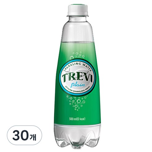트레비 플레인 탄산수, 500ml, 30개