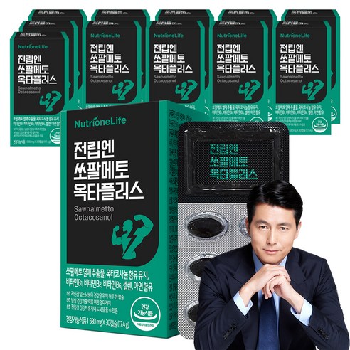 뉴트리원 전립엔 쏘팔메토 옥타플러스 17.4g, 30정, 12개
