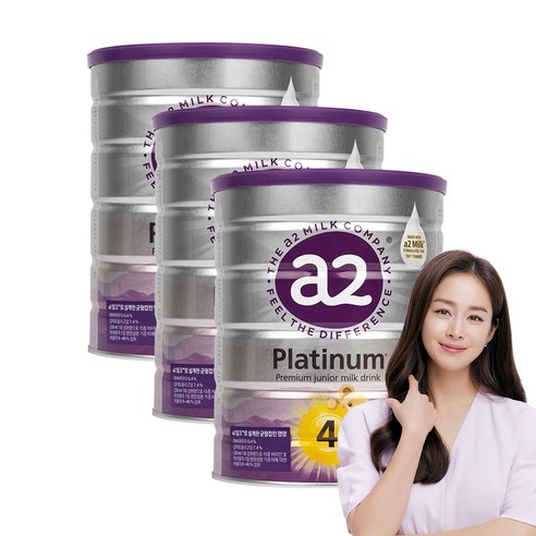 에이투밀크 플래티넘 프리미엄 밀크 분유 4단계, 900g, 3개