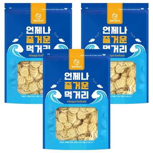 해야미 꼬마 튀김 쥐포, 500g, 3개
