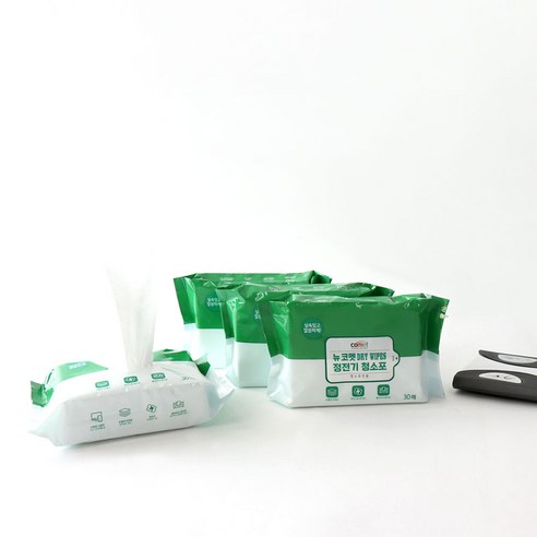 코멧 막대걸레 + 정전기 청소포 30매 4팩은 가정 청소의 새로운 혁명입니다.