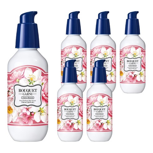 부케가르니 여성용 딥퍼퓸 헤어세럼 체리블라썸, 100ml, 6개