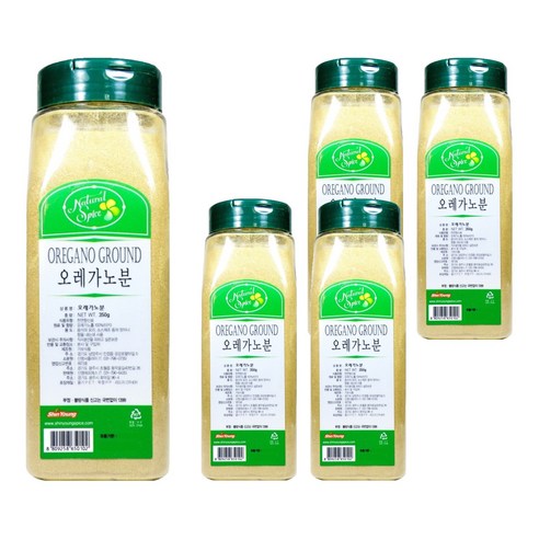 내츄럴스파이스 오레가노분, 350g, 5개