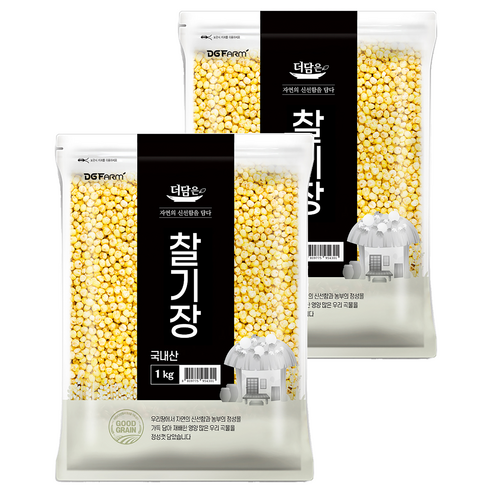 더담은 국산 찰기장, 1kg, 2개