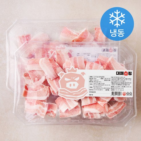 대패킹 진짜 정삼겹 옛날냉삼 (냉동), 500g, 2개