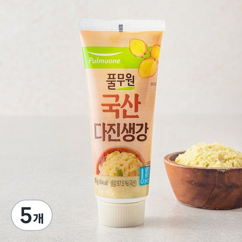 풀무원 다진생강 튜브, 80g, 5개