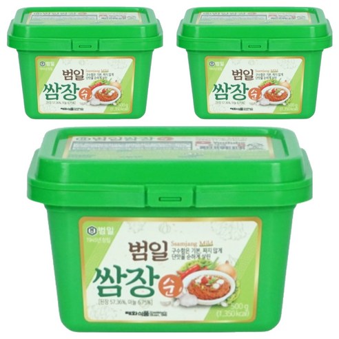 범일 쌈장 순, 500g, 3개