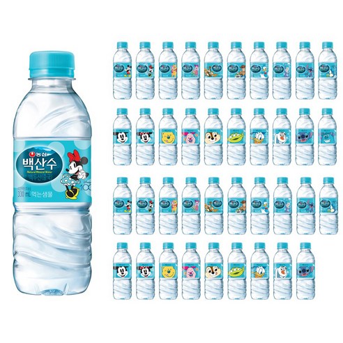 농심 백산수, 330ml, 80개