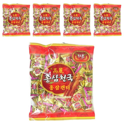 한양제과 홍삼천국 홍삼캔디, 5개, 900g